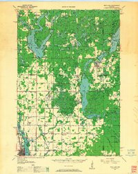 RICE LAKE, WI HISTORICAL MAP GEOPDF 15X1