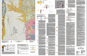 GEOLOGIC MAP VOLCANOES, BERNALILLO NM