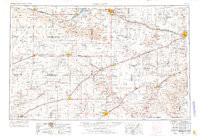 DODGE CITY, KS-OK HISTORICAL MAP GEOPDF