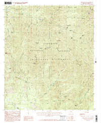 CHIRICAHUA PEAK, AZ HISTORICAL MAP GEOPD