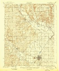FREDONIA, KS HISTORICAL MAP GEOPDF 15X15