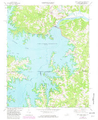 JOHN H KERR DAM, VA-NC HISTORICAL MAP GE