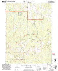 BUCK POINT, CO HISTORICAL MAP GEOPDF 7.5
