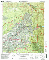 SANTA FE, NM HISTORICAL MAP GEOPDF 7.5X7