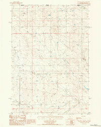 MOULTON CREEK, WY-MT HISTORICAL MAP GEOP