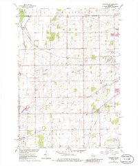 OSHKOSH NE, WI HISTORICAL MAP GEOPDF 7.5