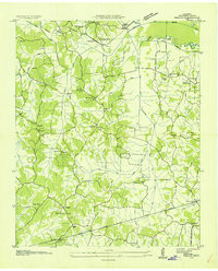 REAGAN, TN HISTORICAL MAP GEOPDF 7.5X7.5