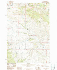 FRITZ PEAK, ID-MT HISTORICAL MAP GEOPDF