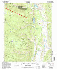 STONEWALL, CO HISTORICAL MAP GEOPDF 7.5X