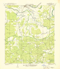 POWHATAN, LA HISTORICAL MAP GEOPDF 7.5X7