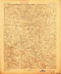 MOUNTAIN HOME, AR-MO HISTORICAL MAP GEOP