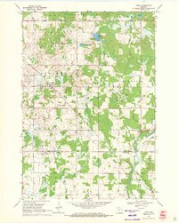 LUBLIN, WI HISTORICAL MAP GEOPDF 7.5X7.5
