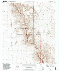 TEMPORAL PASS, AZ HISTORICAL MAP GEOPDF