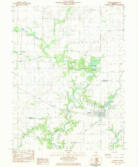 OAKLAND, IL HISTORICAL MAP GEOPDF 7.5X7.