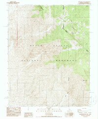 GRAPEVINE PEAK, NV-CA HISTORICAL MAP GEO