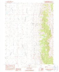 BUCK MOUNTAIN WEST, NV HISTORICAL MAP GE
