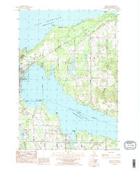 IRONTON, MI HISTORICAL MAP GEOPDF 7.5X7.