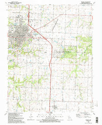 NEVADA, MO HISTORICAL MAP GEOPDF 7.5X7.5