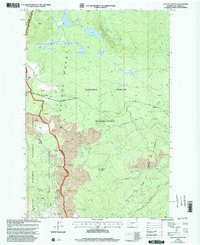 GLACIATE BUTTE, WA HISTORICAL MAP GEOPDF
