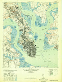 CHARLESTON, SC HISTORICAL MAP GEOPDF 7.5