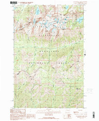 ENCHANTMENT LAKES, WA HISTORICAL MAP GEO