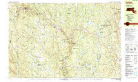 GOSHEN, MA HISTORICAL MAP GEOPDF 7.5X15