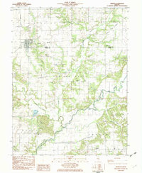 HERRICK, IL HISTORICAL MAP GEOPDF 7.5X7.