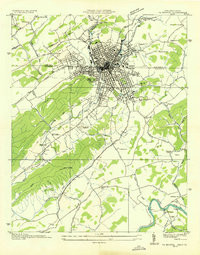 BRISTOL, TN-VA HISTORICAL MAP GEOPDF 7.5