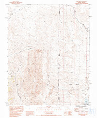 AZURE RIDGE, NV-AZ HISTORICAL MAP GEOPDF