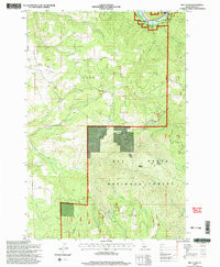 BIG CEDAR, ID HISTORICAL MAP GEOPDF 7.5X