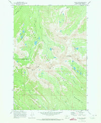 MOUNT EVANS, MT HISTORICAL MAP GEOPDF 7.