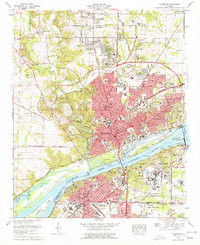 FLORENCE, AL HISTORICAL MAP GEOPDF 7.5X7
