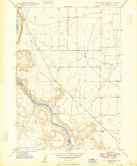 WILD HORSE BUTTE, ID HISTORICAL MAP GEOP