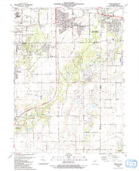 DYER, IN-IL HISTORICAL MAP GEOPDF 7.5X7.