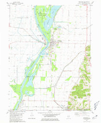 MEREDOSIA, IL HISTORICAL MAP GEOPDF 7.5X