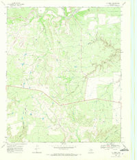 T-O CREEK, TX HISTORICAL MAP GEOPDF 7.5X