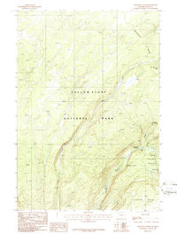TRISCHMAN KNOB, WY HISTORICAL MAP GEOPDF