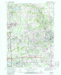 ROCHESTER, MI HISTORICAL MAP GEOPDF 7.5X