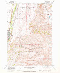 RED LODGE EAST, MT HISTORICAL MAP GEOPDF