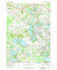 CLARKSTON, MI HISTORICAL MAP GEOPDF 7.5X