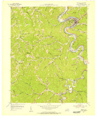 PIKEVILLE, KY HISTORICAL MAP GEOPDF 7.5X