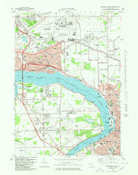 TONAWANDA WEST, NY HISTORICAL MAP GEOPDF