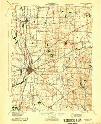 CIRCLEVILLE, OH HISTORICAL MAP GEOPDF 15