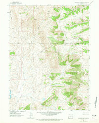 SAWTOOTH MOUNTAIN, WY HISTORICAL MAP GEO