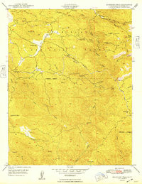 BUCKHORN PEAK, CA HISTORICAL MAP GEOPDF
