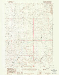 ROCK CABIN SPRING, WY HISTORICAL MAP GEO