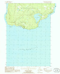 BEAVER ISLAND SOUTH, MI HISTORICAL MAP G