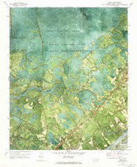 TOPSAIL, NC HISTORICAL MAP GEOPDF 7.5X7.