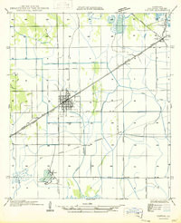 VINTON, LA HISTORICAL MAP GEOPDF 7.5X7.5