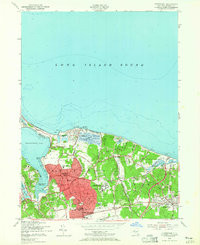 NORTHPORT, NY HISTORICAL MAP GEOPDF 7.5X